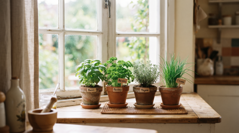7 Herbs You Can Grow on a Windowsill