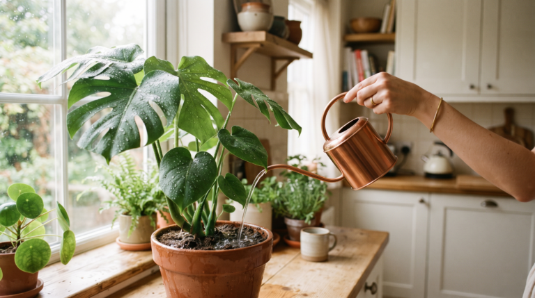 How to Water Houseplants (Stop Overwatering)